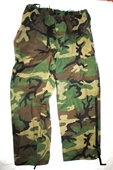 US MILITARY ECWCS GORE TEX COLD WEATHER WOODLAND CAMO PANTS - LARGE REGULAR