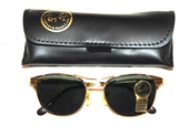 New Vintage B&L Ray Ban Signet Gold G-15 W0386 52mm Sunglasses MADE IN USA
