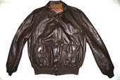 US AIR FORCE COOPER FLYERS MEN'S LEATHER BOMBER TYPE A-2 JACKET - SIZE 44L