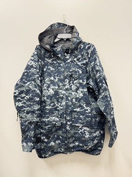 US NAVY USN NWU GORE TEX COLD WEATHER DIGITAL CAMOUFLAGE PARKA - LARGE REGULAR.