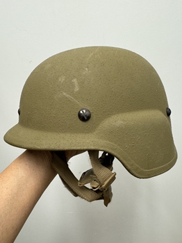 GENUINE USMC GENTEX LEVEL IIIA LIGHTWEIGHT MARINE CORPS COMBAT HELMET - LARGE.