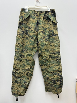 Genuine Usmc Apecs Gore Tex Digital Marpat Cold Weather Pants - Large Regular
