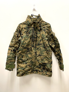 Genuine Usmc Apecs Gore Tex Digital Marpat Cold Weather Parka - Small Regular