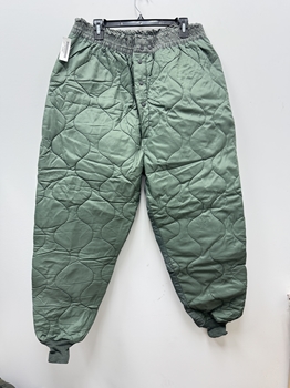New Genuine US Air Force USAF Flyers CWU-9/P Quilted Liner Pants - Size X-Large