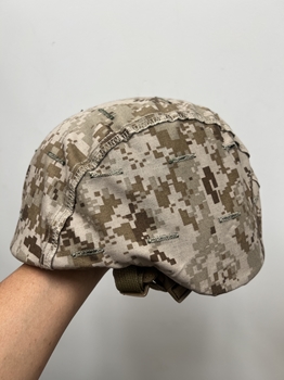 GENUINE USMC GENTEX LIGHTWEIGHT MARINE CORPS HELMET - MEDIUM.