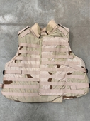 Genuine USGI Protector Desert Camouflage Protective Vest With Collar - Size Large