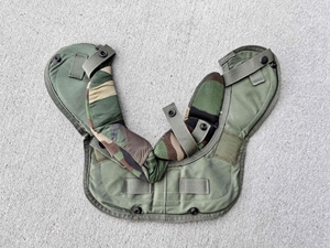 GENUINE USGI WOODLAND YOKE AND COLLAR PROTECTOR WITH INSERTS - SIZE MEDIUM