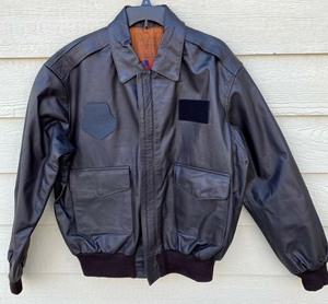 US AIR FORCE FLYERS MEN'S LEATHER TYPE A-2 FLIGHT JACKET - SIZE 46R